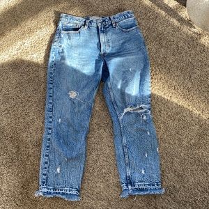 Abercrombie mom jeans